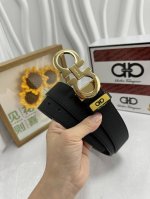 品名：菲拉格幕 原单 材质：原单牛皮腰带 百分百头层牛皮腰带保证真皮，24K纯钢扣，专柜原单品质、做工精细，时尚大牌，送人自用首选 包装： 请认准如图专柜包装赠