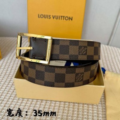 原版包装 L0Uis Vuitt0N 今季新品 驴家男士原單腰帶 寬度35毫米 定制帆布内衬进口头层小牛皮 搭配全新开模针扣 经久耐用 百搭款