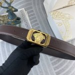 范思哲 特种皮腰带系列 ，原厂五金精品不锈钢扣，手感柔软舒适 宽3.8Cm。