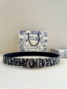 特 宽度3.5 Cm Dior 迪奥两面腰带款式迷人多样，采用多种材质精心打造，为各式廓形增添点睛之笔，彰显优雅醒目的气质。向迪奥钟爱的细节艺术致敬，彰显非凡的