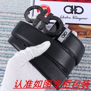 品名：菲拉格木原单 材料：百分百头层牛皮，保证真皮。24K纯钢扣双面可用专柜同等质量， 送人自用首选 包装： 请认准如图专柜包装，赠送打孔器，银
