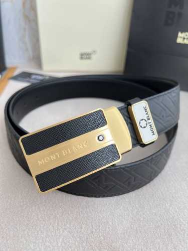 品名：万宝龙.Montblanc原单 腰带 皮带 型号：挂扣，新款原版经典精品贴皮挂扣，实物拍摄，原版头层牛皮 材料：百分百头层牛皮，保证真皮。双面可用专柜同等