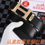男士腰带：爱马仕 原单 男士皮带：百分百头层牛皮，保证真皮。24K纯钢扣双面可用专柜同等质量， 送人自用首选包装： 请认准如图专柜包装，赠送打孔器，银联发票，宽