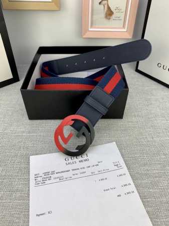 宽度4.0Cm G U C C I 经典帆布织带腰带头尾用采头层小皮牛的点缀 配以织纹质皮滚边和原单钢扣。夏季男百女搭款 上身效超果级棒 - 点击图像关闭