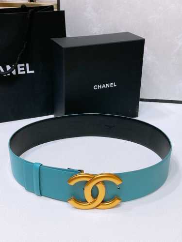 chanel 复古金扣 小牛皮腰带 简约 经典 手感柔软 5.5Cm