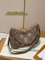 配盒 Size：29*16Cm L家 大象灰牛角包 Vintage 经典单肩包 配置肩带链条 单肩斜挎都无敌好看百搭！