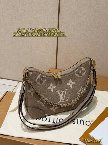 配盒 Size：29*16Cm L家 大象灰牛角包 Vintage 经典单肩包 配置肩带链条 单肩斜挎都无敌好看百搭！