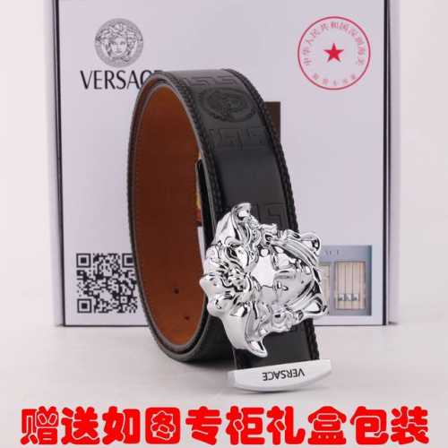 皮带：范思哲.Ver 原单 腰带：百分百头层牛皮，保证真皮。24K纯钢扣双面可用专柜同等质量， 送人自用首选包装： 请认准如图专柜包装，赠送打孔器，银联发票，宽