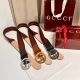 Gucci 这款男士腰带亮眼吸睛，是2026早春系列之一 4.0Cm DDD