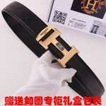 皮带：爱马仕.Her...Mes原单 腰带：百分百头层牛皮，保证真皮，24K纯钢扣双面可用专柜同等质量， 送人自用首选 包装： 请认准如图专柜包装，赠送打孔器，