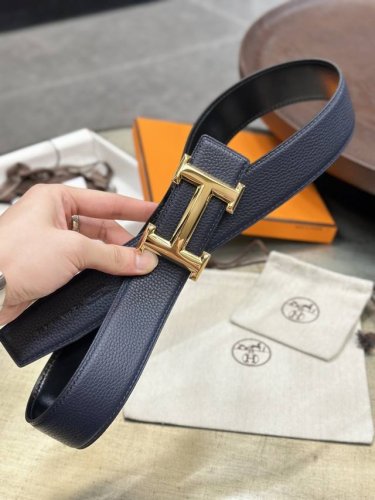 特 爱马仕 H Belt Buckle & Reversible Leather Strap 38Mm