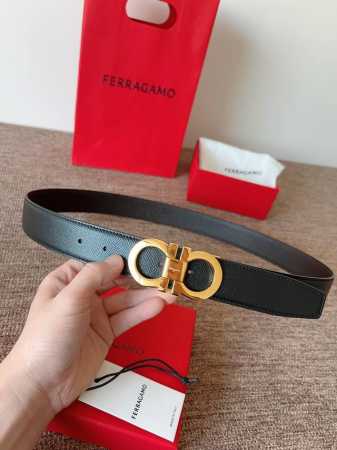 特 Ferragamo.菲拉格慕 全套新款包装 宽度3.5Cm 高级定制款男士皮带 双面进口牛皮 可双面使用 自行选择搭配 真材实料 很有质感 时尚经典不失风范 - 点击图像关闭