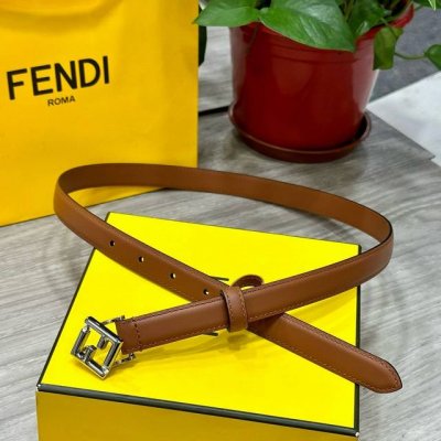Fendl 芬迪 女士腰带 宽20Mm，原单进口小牛皮，搭配原单钌钯电镀F扣，手感.油边近乎完美，原产皮料定制，质感无可挑剔，出众的细节，高清实拍，货真价实，品
