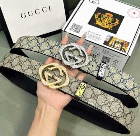 皮带：古奇.Gu...Cci原单 镶钻 腰带：百分百头层牛皮，保证真皮，24K镶钻纯钢扣双面可用专柜同等质量， 送人自用首选 包装： 请认准如图专柜全套礼盒包装 - 点击图像关闭