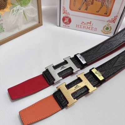 品名：爱马仕.Hermès 原单 材质：原单牛皮腰带 百分百头层牛皮腰带保证真皮，24K纯钢扣，专柜原单品质、做工精细，时尚大牌，送人自用首选 包装： 请认准如