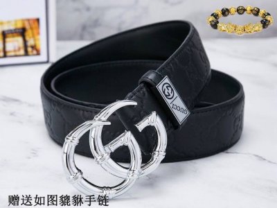 皮带：古奇.Gu...Cci原单 腰带：百分百头层牛皮，保证真皮。24K纯钢扣双面可用专柜同等质量， 送人自用首选 包装： 请认准如图专柜包装，赠送打孔器，银联