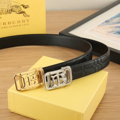 特P190 巴宝莉Burberry3.5宽精品不锈钢自动扣，搭配意大利双面进口头层牛皮，可自行选择搭配，全套包装，精品版扣系列