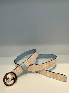 古驰gucci官网新款同步，一面老花一面牛皮，经典系列新品纯铜五金，充满时尚元素，2.0 Cm，编号：Npj-2-3061