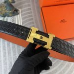 爱马仕 特种皮腰带系列 ，原厂五金精品不锈钢扣，手感柔软舒适 宽3.8Cm。