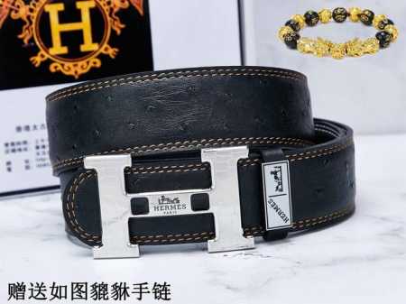 皮带：爱玛仕.Her...原单 腰带：百分百头层牛皮，保证真皮。24K纯钢扣双面可用专柜同等质量， 送人自用首选 包装： 请认准如图专柜包装，赠送打孔器，银联发 - 点击图像关闭