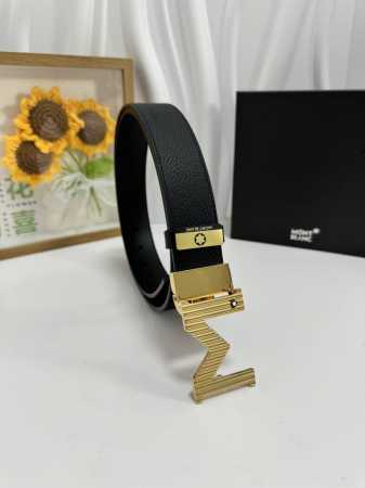 品名：万宝龙 Montblanc 材质：原单牛皮腰带 百分百头层牛皮腰带保证真皮，24K纯钢扣，专柜原单品质、做工精细，时尚大牌，送人自用首选 包装： 请认准如 - 点击图像关闭