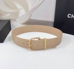 5.0Cm 香奈儿腰带，双面头层牛皮皮料，长度：.75.80.85.90.95.100.欧，铜五金针扣原版开模定制庆祝]