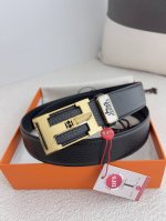品名：爱马仕.Her..Mes自动扣皮带 腰带 型号：自动扣，纯钢材质经典自动扣，头层牛皮自动带身，内穿款 腰带：百分百头层牛皮，自动带身，保证真皮。24K纯钢