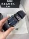 Montblanc万宝龙 宽3.5Cm 采用头层牛皮 精品针式扣头 自由裁剪商务休闲皮带。