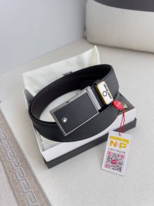 品名：万宝龙.Montblanc原单 腰带 皮带 型号：挂扣，新款原版经典精品挂扣，实物拍摄，原版头层牛皮 材料：百分百头层牛皮，保证真皮。双面可用专柜同等质量