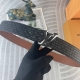 Lv 特种皮腰带系列 ，原厂五金精品不锈钢扣，手感柔软舒适 宽3.8Cm。