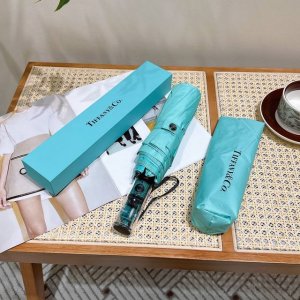 Tiffany蒂芙尼 少见独特透明手柄更显高档蒂芙尼蓝 最新蓝色手柄 年度最新火爆新款 素雅系列 重磅呈现 独特的图案奢华突显品味 大气而精致 新涂层技术伞布