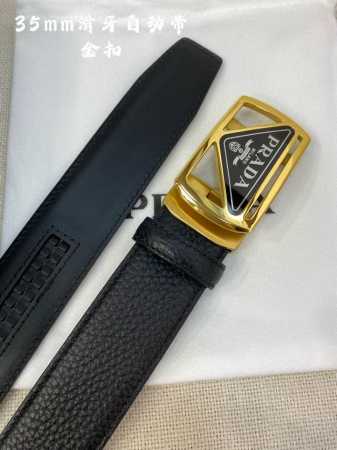 普拉达男士自动腰带- 宽度34Mm 316精品钢扣 精工打造 手感柔软 可以裁剪 - 点击图像关闭
