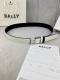 3.5Cm Bally 巴利 平纹 内衬头层小牛皮 ：配有金 银 字母扣头该皮带可调节，且能根据需要剪裁质量保证达到修身效果