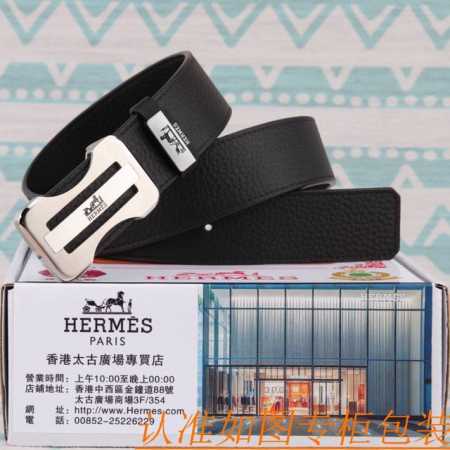腰带皮带：爱玛仕原单牛皮腰带 男款皮带：材质百分百头层牛皮腰带保证真皮皮带，专柜原单品质、做工精细，时尚大牌，送人自用首选包装： 请认准如图专柜包装赠送打孔器手 - 点击图像关闭