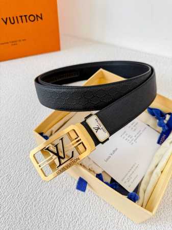 品名：Lv..路易..威登 腰带原单自动带 皮带 型号：自动扣，纯钢材质自动扣，头层牛皮自动带身，实物拍摄 材料：百分百头层牛皮，保证真皮。24K纯钢扣，永不掉 - 点击图像关闭