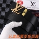 男士腰带：Lv 路易斯登 原单 男士皮带：百分百头层牛皮，保证真皮。24K纯钢扣双面可用专柜同等质量， 送人自用首选 包装： 请认准如图专柜包装，赠送打孔器，银