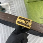 古奇 特种皮腰带系列 ，原厂五金精品不锈钢扣，手感柔软舒适 宽3.8Cm。