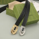 特P240 Gucci 头层牛皮 宽3.5Cm 官网同步，不锈钢金属标识，适合商务低调人士！自动扣款式