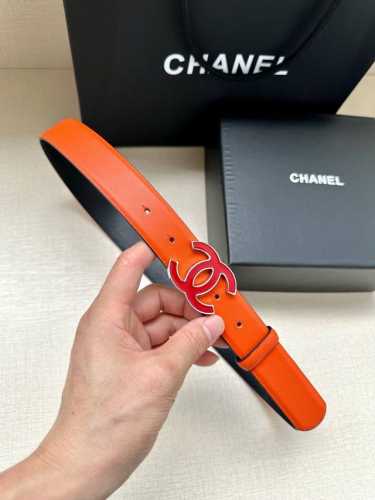 特 宽度3.0Cm Chanel 香奈儿进口柔软小牛皮纹路清晰五金配件金 银色金属磨胶钢扣。