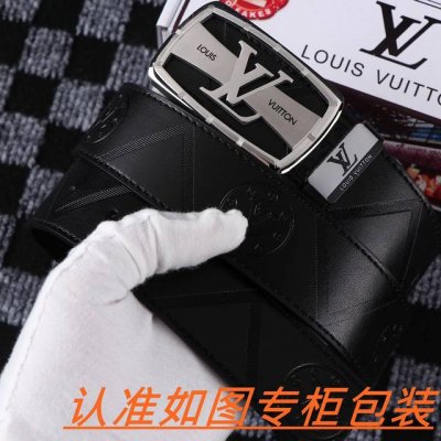 品名：Lv..路易..威登原单 材料：百分百头层牛皮，保证真皮。24K纯钢扣双面可用专柜同等质量， 送人自用首选 包装： 请认准如图专柜包装，赠送打孔器，银联发