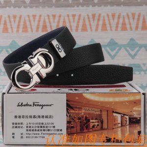 腰带皮带：菲拉格幕原单牛皮腰带 男款皮带：材质百分百头层牛皮腰带保证真皮皮带，专柜原单品质、做工精细，时尚大牌，送人自用首选包装： 请认准如图专柜包装赠送打孔器