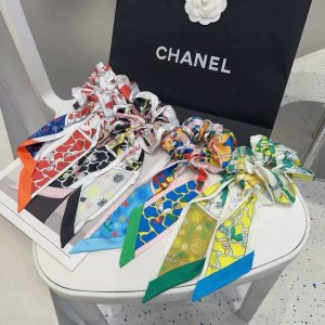 配包装盒 Hermes 爱马仕 新款H飘带发圈，简单实用，时尚百搭！小仙女必备