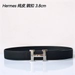 特 Hermes㊣ 原单爱马仕，宽3.8Cm进口原版皮带身，双面可两面用，精品电镀五金 ！