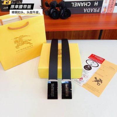巴宝B家 滑道 原单新品 带身采用雙面意大利進口原廠牛皮纹 非市场普通版本 黑色经典配色 百搭适合各种场合 扣头精品设计注意细节 宽度3.5Cm