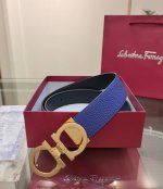 Ferragamo 菲拉格慕 双面进口牛皮，搭配精品铜扣，自行选择搭配，真材实料有质感，时尚经典不失风范 ，长短可自行裁剪