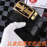 品名：Lv..路易..威登原单 材料：百分百头层牛皮，保证真皮。24K纯钢扣双面可用专柜同等质量， 送人自用首选 包装： 请认准如图专柜包装，赠送打孔器，银联发