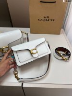 小 配小C挂件 Coach蔻驰酒神包Tabby新款系列 双层两条长带 单肩加斜挎 D-301尺寸20×10 26×13折叠盒