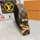 品名：Lv..路易..威登原单 材质：原单牛皮腰带 百分百头层牛皮腰带保证真皮，24K纯钢扣，专柜原单品质、做工精细，时尚大牌，送人自用首选 包装： 请认准如图