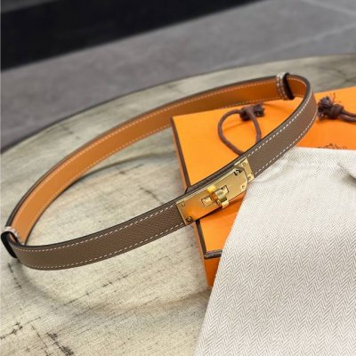 特 Hermes Kelly 18腰帶 精钢五金 Epsom原版皮