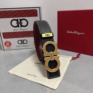 品名：菲拉格幕 原单皮带 材质：原单牛皮腰带 百分百头层牛皮腰带保证真皮，24K纯钢扣，专柜原单品质、做工精细，时尚大牌，送人自用首选 包装： 请认准如图专柜包